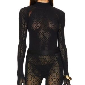 WOLFORD X Simkhai Warp Knit Long Sleeve Top